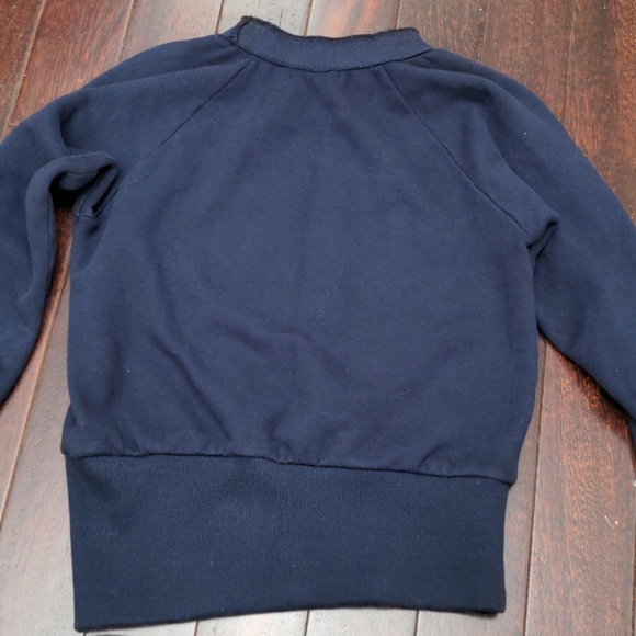 LAST CHANCE! Drifter Ribbed Mock Neck Sweatshirt Navy - Picture 5 of 5